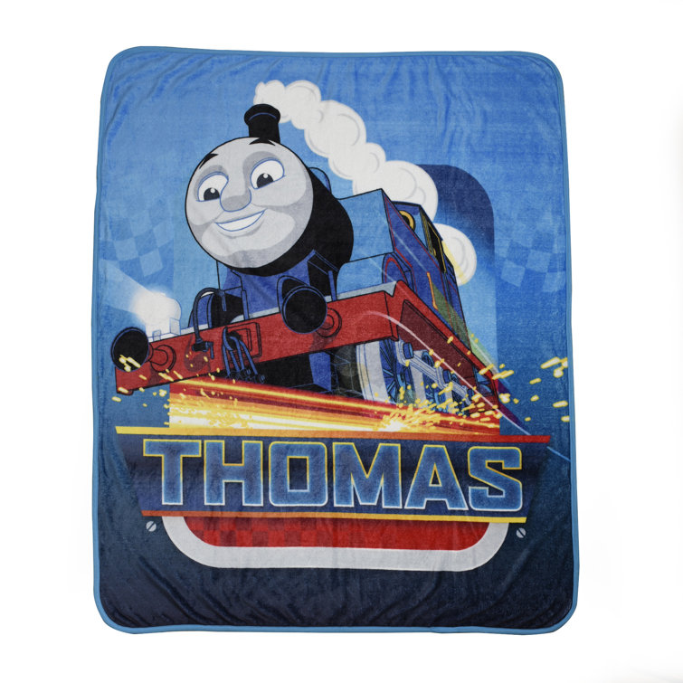 Thomas & Friends Thomas The Train Kids Toddler Throw Blanket, Blue